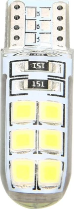 ΛΑΜΠΑΚΙ ΑΥΤΟΚΙΝΗΤΟΥ Led Canbus Σιλικόνης T10 W5W με 12 LED SMD 2835 6000K (ΨΥΧΡΟ)