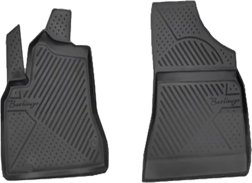Novline Πατάκια Μπροστινά 2τμχ από Λάστιχο για Citroen Berlingo 2005