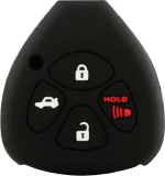 Θήκη Κλειδιού Type-1 από Σιλικόνη με 4 κουμπιά για Toyota