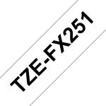 Brother TZE-FX251 Ταινία Ετικετογράφου (8m x 24mm) Λευκό