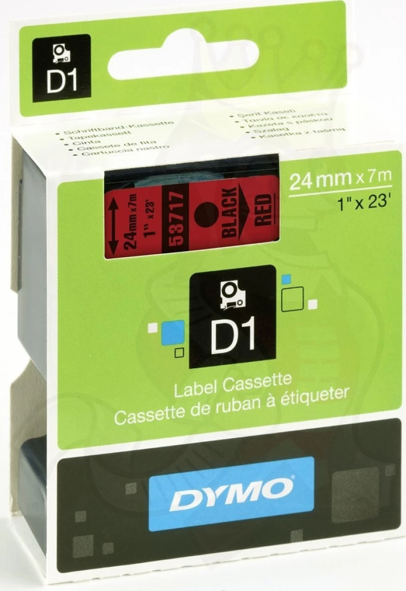 Dymo 53717 Ταινία Ετικετογράφου (7m x 24mm) S0720970 Κόκκινο