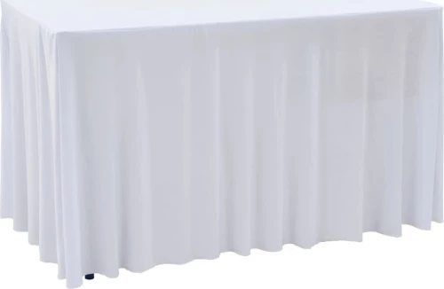 vidaXL Κάλυμμα Τραπεζιού Λευκό 120x74cm (2τμχ)