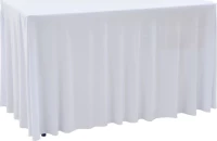 vidaXL Κάλυμμα Τραπεζιού Λευκό 120x74cm (2τμχ)