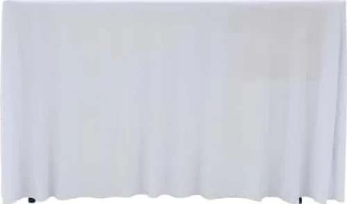 vidaXL Κάλυμμα Τραπεζιού Λευκό 120x74cm (2τμχ)