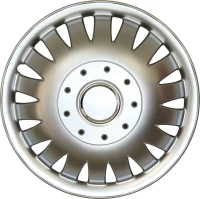 Croatia Cover Σετ Τάσια Αυτοκινήτου Universal 4τμχ 15" Ασημί