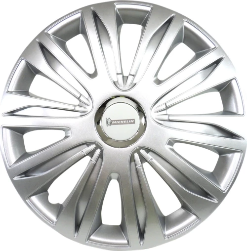 Michelin Σετ Τάσια Αυτοκινήτου NVS 42 4τμχ 14" Ασημί