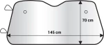 AMiO Ηλιοπροστασίες Παρμπρίζ Εσωτερικές Universal 145x70cm 1τμχ