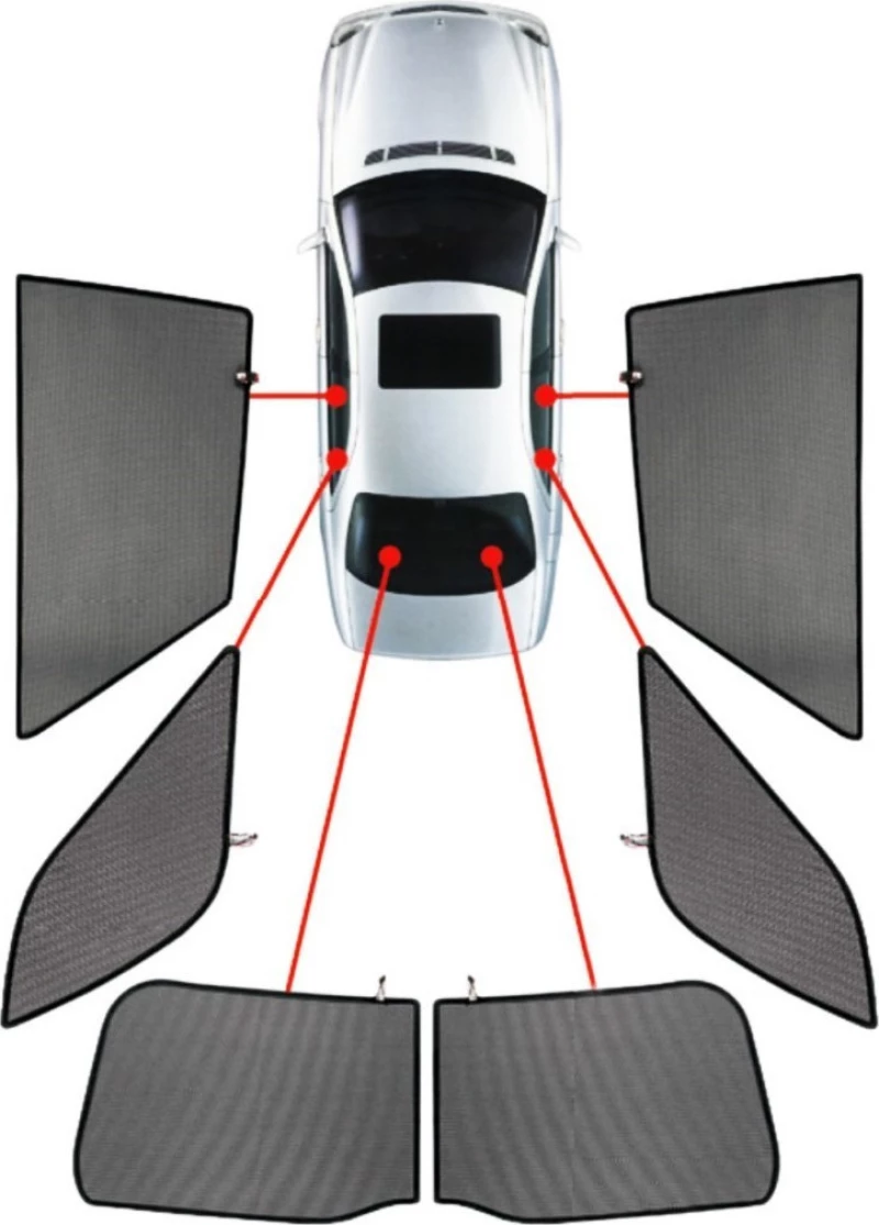 CarShades Skoda Kodiaq 5D 2016> 6τμχ