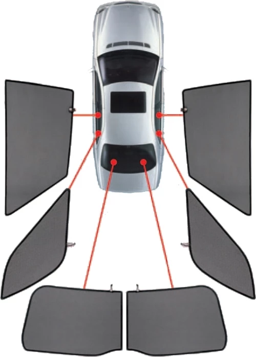 CarShades Mini Clubman 3D 2014+ 6τμχ