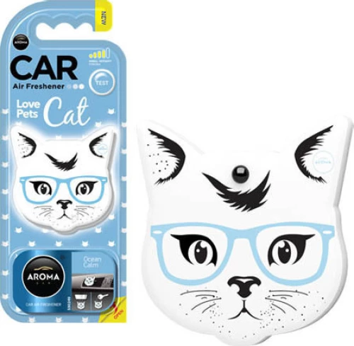 Αρωματικό αυτοκινήτου κρεμαστό aroma cat ocean calm