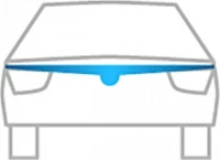 Heko Ανεμοθραύστες Καπό Mitsubishi Pajero 3 5d