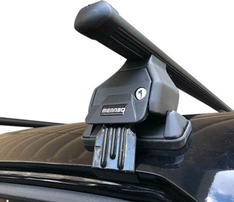 Menabo Μπάρες Οροφής Μεταλλικές 112εκ. για Mazda 2 5D 2002-2007 (Σετ με πόδια)