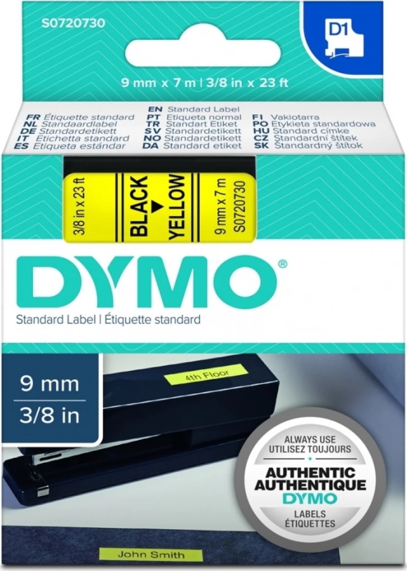 Dymo 40918 Ταινία Ετικετογράφου (7m x 9mm) S0720730 Κίτρινο