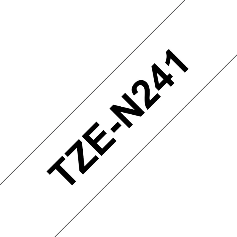 Brother TZE-N241 Ταινία Ετικετογράφου (8m x 18mm) Λευκό