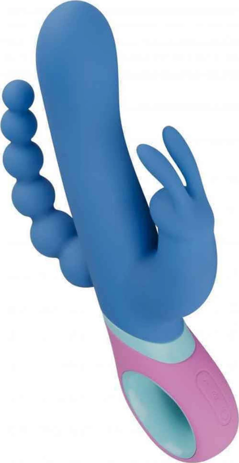PMV20 Vice Double Vibrator - Δονητής Με 3 Κινητήρες 23cm 1 τμχ