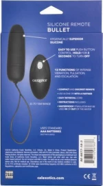Calexotics Silicone Remote Bullet Black 9cm