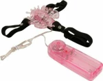 Baile Stimulating Butterfly with Harness Pink