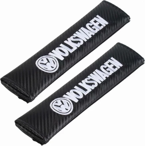 Μαξιλαράκια Ζώνης Carbon Volkswagen σετ 2 τεμαχίων