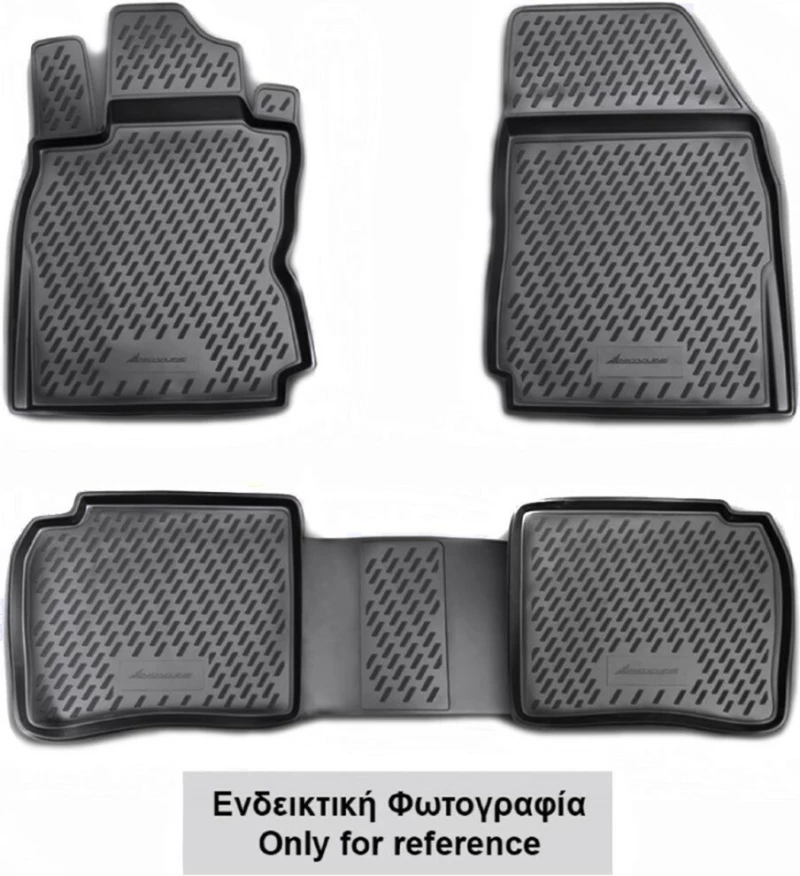 Novline Σετ Πατάκια 4τμχ από Λάστιχο για Citroen C4 2012+