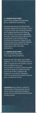 Boners Delay Spray Last Longer 15ml
