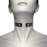 Coquette Hand Crafted Choker Black