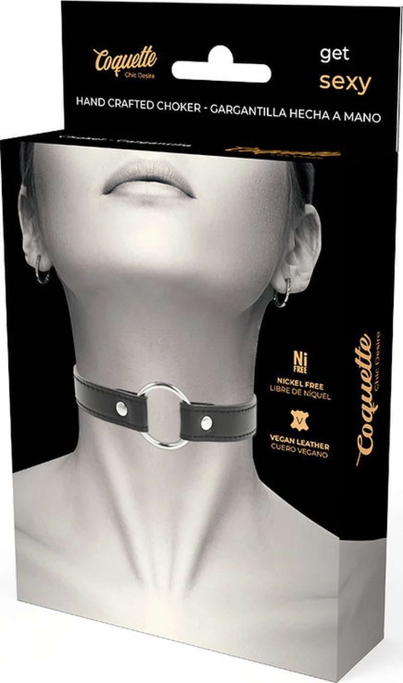 Coquette Hand Crafted Choker Black