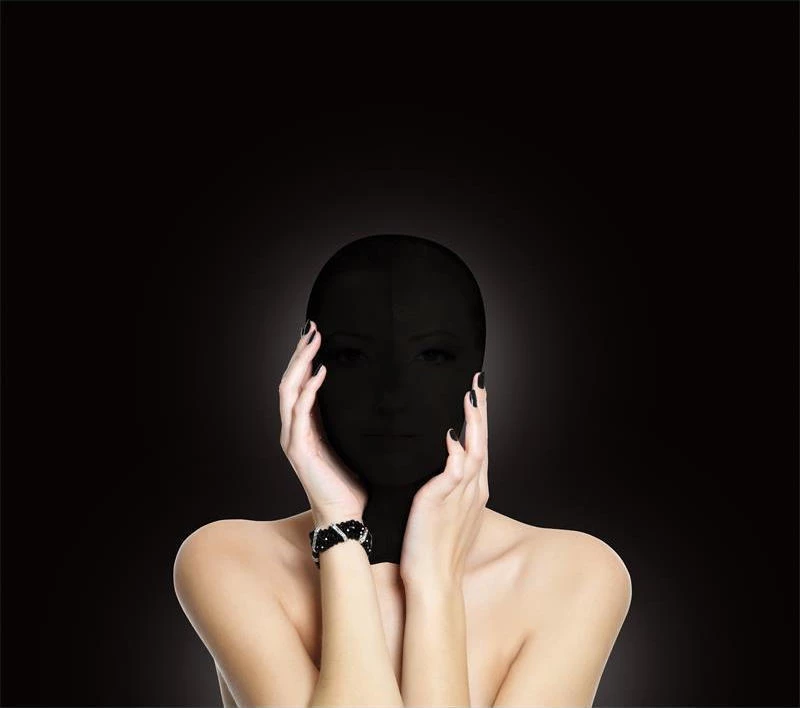 Shots Ouch Subjugation Mask Black