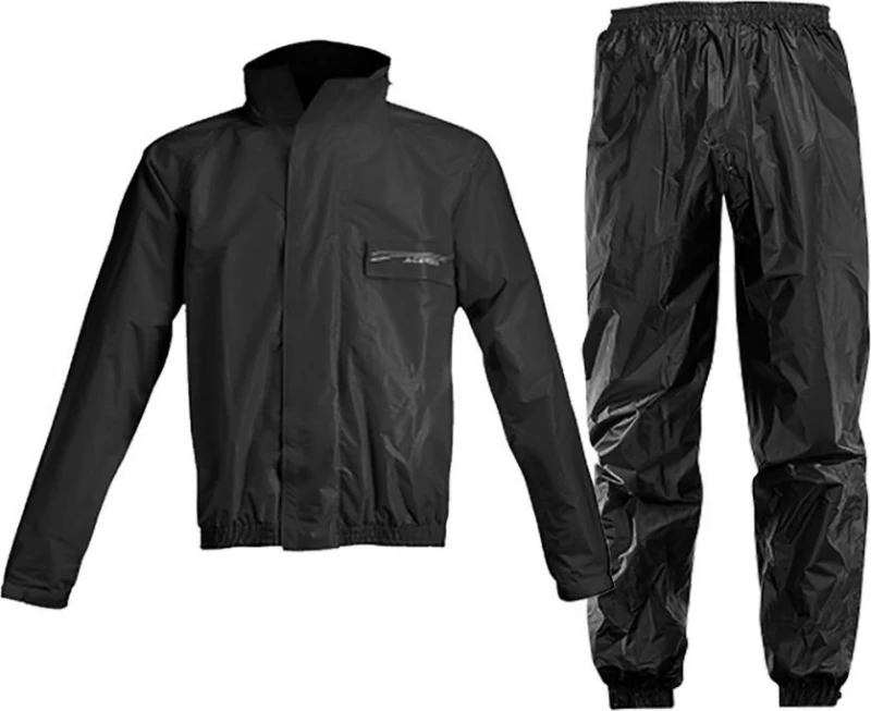 Acerbis Logo Rain Suit Μαύρο