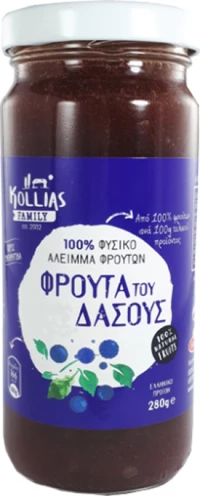 Κοχύλι Μαρμελάδα Φρούτα του Δάσους 280gr