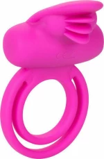 Calexotics Silicone Rechargeable Dual Clit Flicker Enhancer Pink
