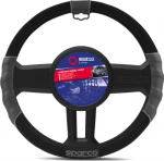 Sparco Steering Wheel Cover Black/Grey 37-38cm