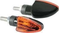 Lampa Arrow Φλας Μηχανής 12v 21w (68 X 27 Mm) Μαύρο με Πορτοκαλί Τζαμάκι 2 Τεμ Φλας 2τμχ