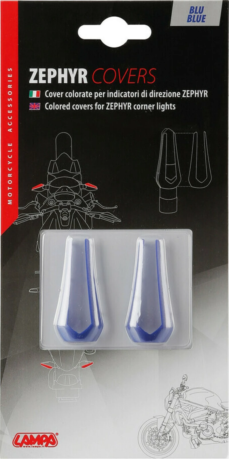 Lampa Zephyr Κάλυμμα για Φλας Μπλε 2τμχ