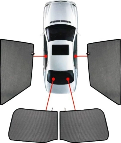 CarShades Κουρτινάκια Σετ Mini Cooper Hatch 2015+ 3D 4τμχ