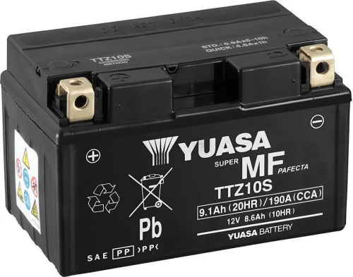Μπαταρία Yuasa Ttz10S 12V Mf Battery Capacity 20Hr 9.1 (Ah):En1 (Amps): 190Cca
