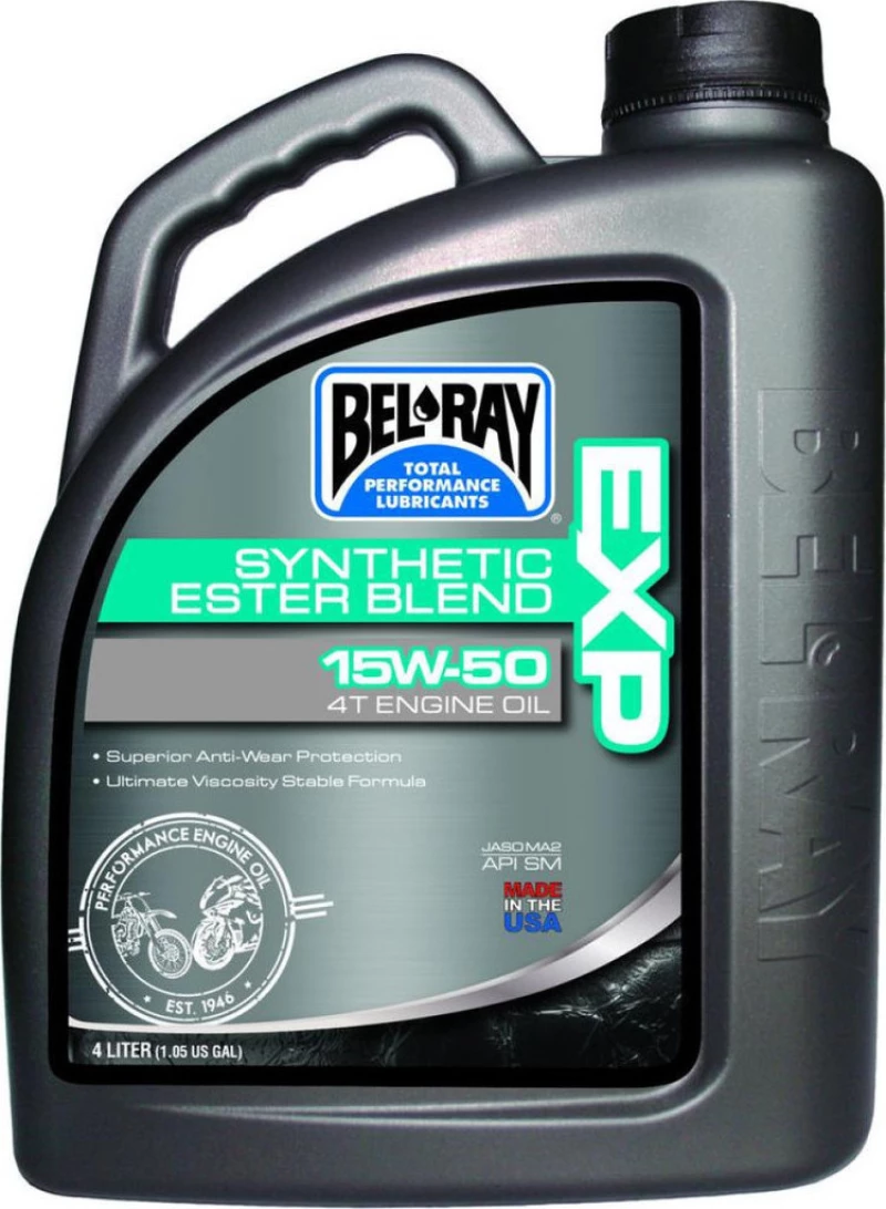 Bel-Ray EXP Synthetic Ester Blend 4T 15W-50 4lt