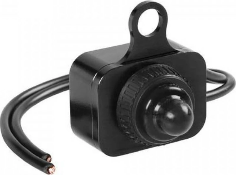 Lampa Διακόπτης Τιμονιού Μοτο 12V 6A Αδιάβροχος 6mm