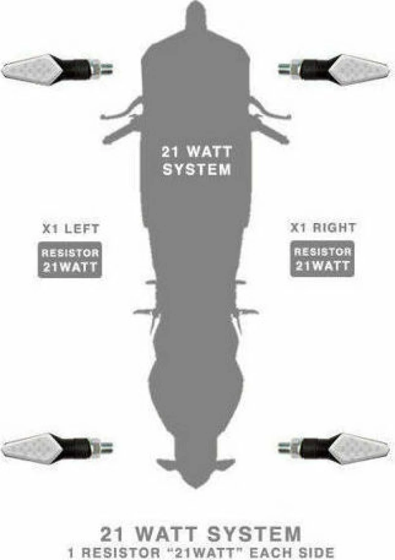 Barracuda Αντίσταση για Led Φλας 21W