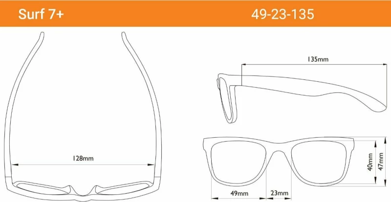 Real Shades Surf Youth Red 7SURRD