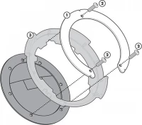 Givi Βάση Ρεζερβουάρ TankLock BF03 για Honda Crosstourer 1200 /XLV700/CBR600-1000/Hornet/CBF