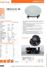 Hertz HEX 6.5 IC-W 6.5"