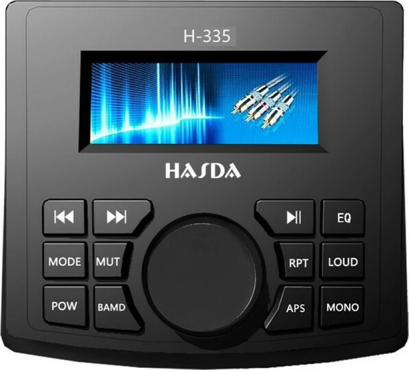 Αδιάβροχο Ραδιόφωνο Usb/Bluetooth Hasda H-303A Με Έγχρωμη Οθόνη 5''