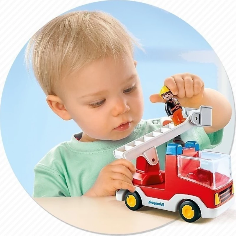 Playmobil Πυροσβέστης με κλιμακοφόρο όχημα (6967)