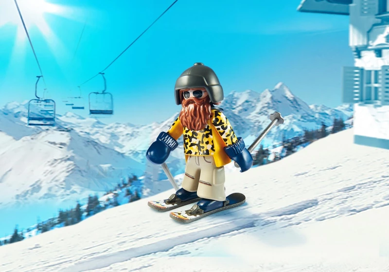 Playmobil Family Fun: Σκιέρ Snowblades