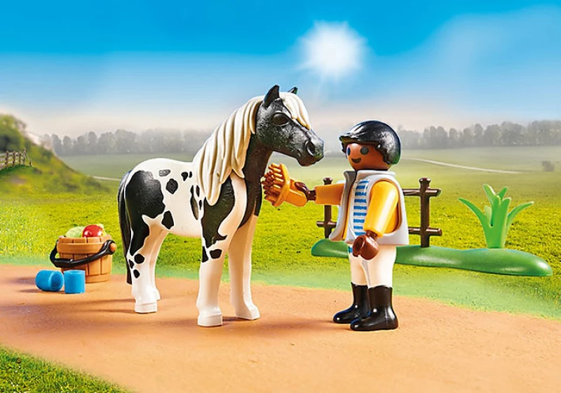 Playmobil Country: Collectible Lewitzer Pony
