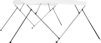 vidaXL Τέντα Σκάφους με 4 Αψίδες 243x196x117cm Λευκό