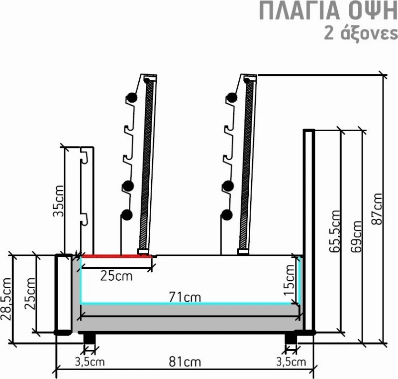 Ψησταριά επιτραπέζια με 6 σούβλες και φούσκα