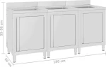 vidaXL Λάντζα Κλειστή 3058274