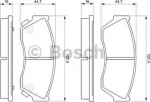 Bosch Σετ Τακάκια Εμπρός 4τμχ για Suzuki Alto / Cappuccino / Swift