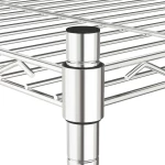 Ραφιέρα 5 Επιπέδων Χρωμέ 90 x 35 x 180 εκ. 250 κ.